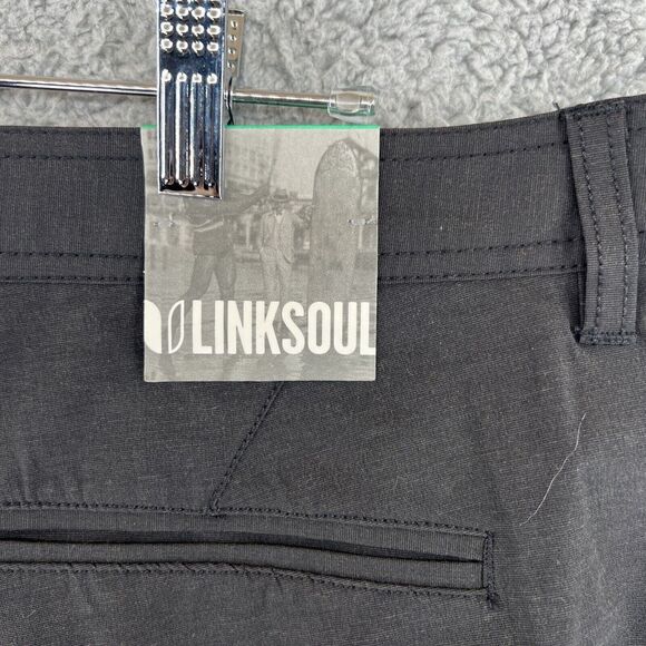 Linksoul Golf Pants Mens 38R (40x32) Black Stretch‎ Straight Leg $110 MSRP NWT - Picture 12 of 15